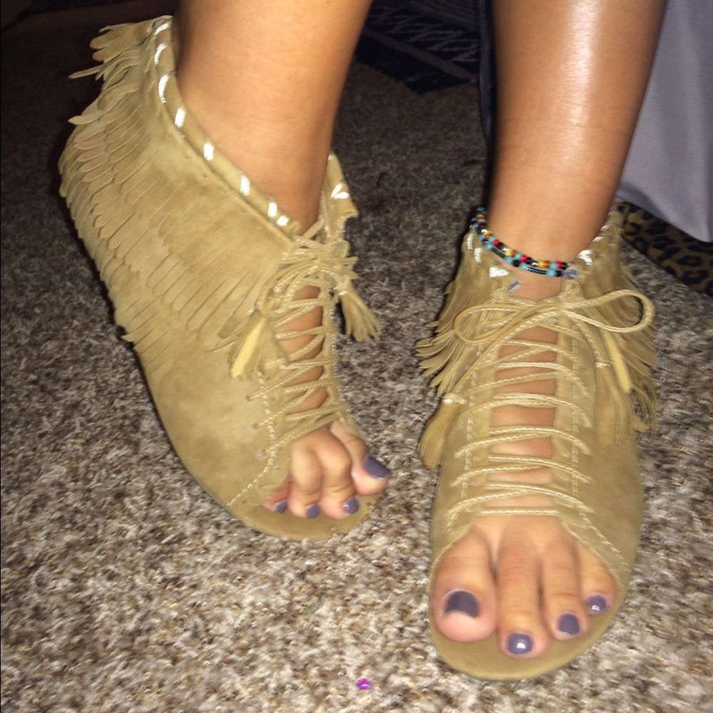 Boho hippie sandals